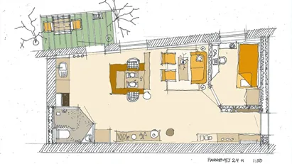 45 M2 DEJLIG BOLIG MED UDSIGT OG TERRASSE